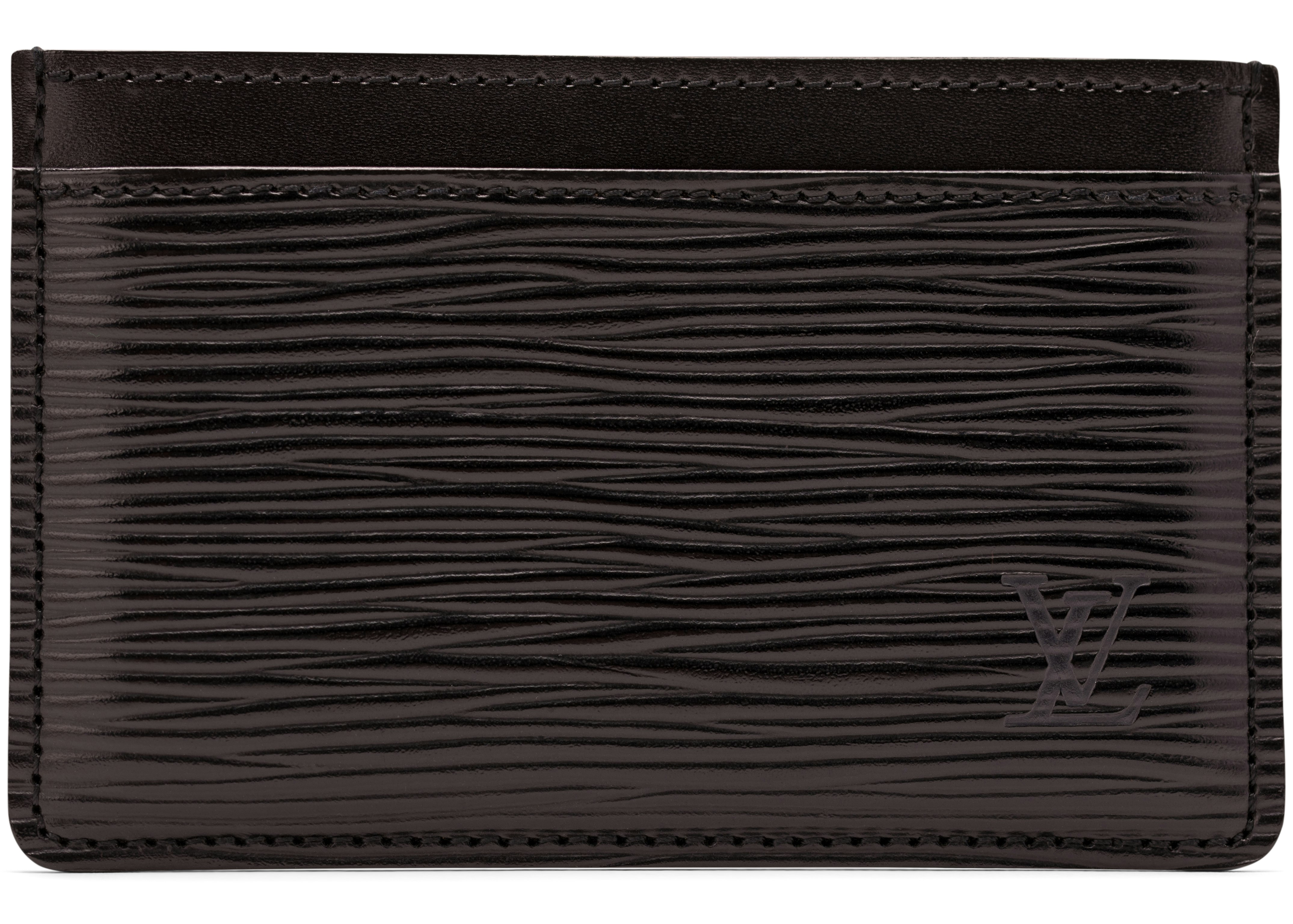 Ví Nam Louis Vuitton Pocket Organiser Card Holder Charcoal M81772  LUXITY